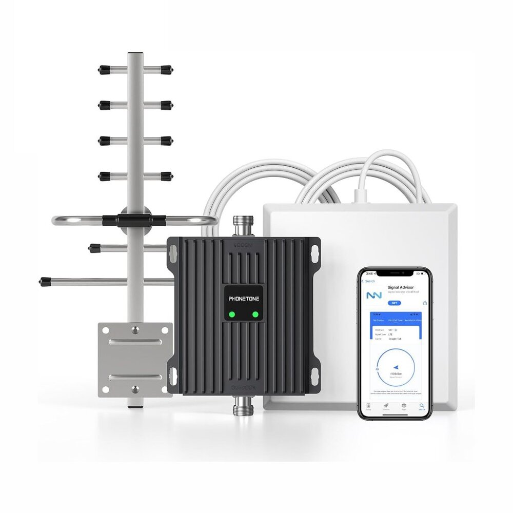 Home Cell Phone Signal Booster for Canada - Supports Band 4 Band 5 | Up to 4,500